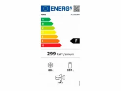 Electrodomésticos De Frío|Frigorífico combi Aspes AC11852BNFX SmartFrost 295L F inox 186 cm