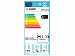 BOSCH Frigorífico Combinado 376L Frío Ventilado Inox 70cm KGV58VLEAS Plateado Hot