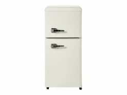 Frigorífico de 60L con 2 puertas e iluminación LED - Consumo energético 102 kWh/año - crema^Hauss Spole Hot