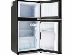Hauss Spole Frigorífico de 60L con congelador de 22L y 2 puertas, LED - Negro Best