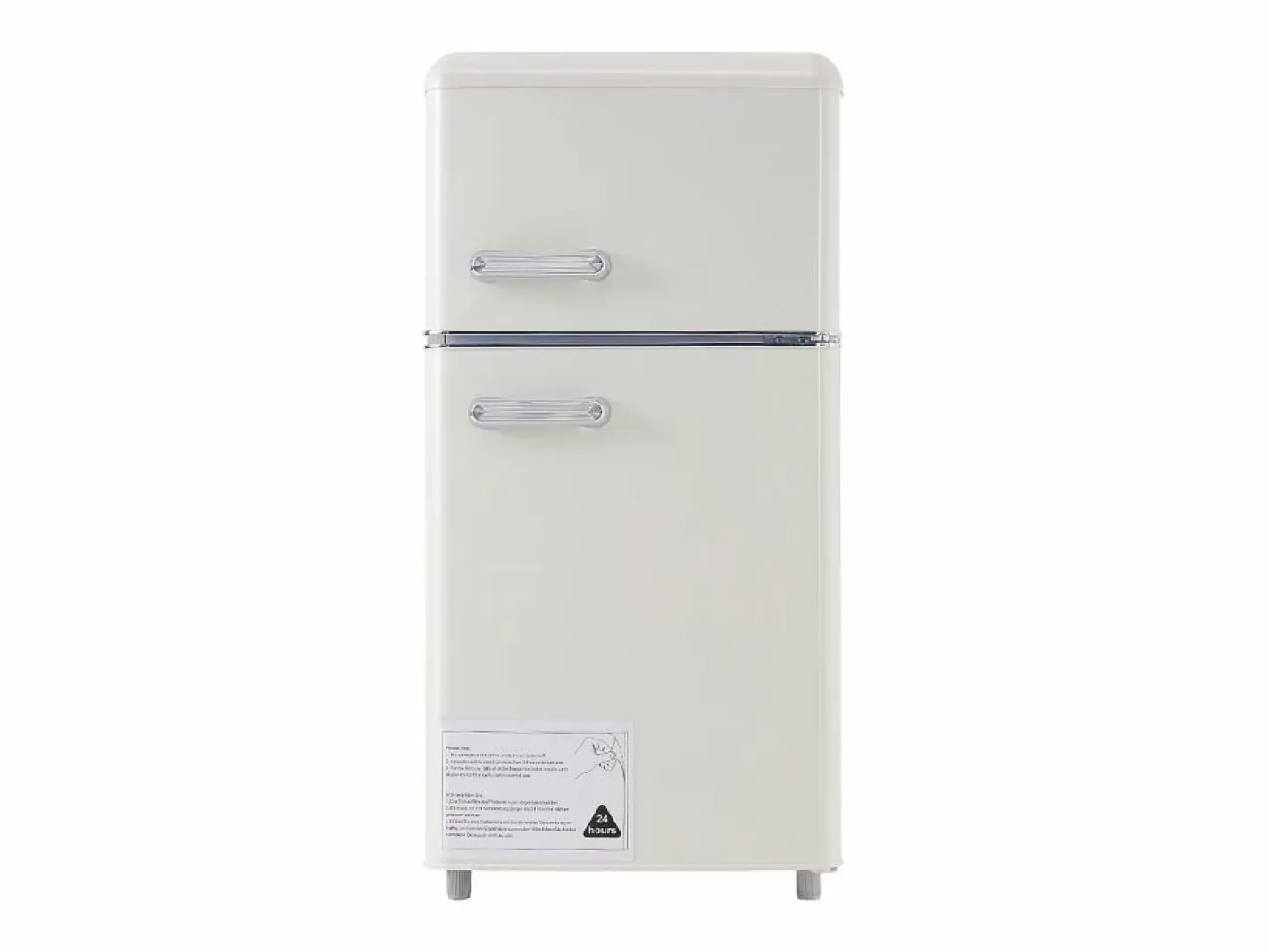 Hauss Spole Electrodomésticos De Frío|Frigorífico estilo retro de 72L con 2 puertas e iluminación LED - Congelador de 21L -