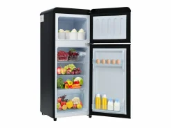 Hauss Spole Frigorífico retro de 92L con 2 puertas e iluminación LED - -27°C a 13°C - Negro New
