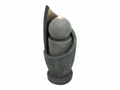 Monstershop Fuente Agua|Fuente de Agua de Jardín "Zen Cascade" con luz LED y cable de 7m