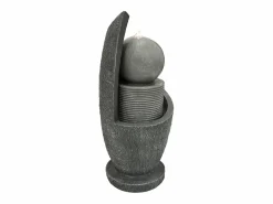 Monstershop Fuente Agua|Fuente de Agua de Jardín "Zen Cascade" con luz LED y cable de 7m