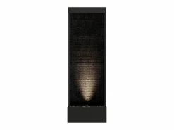 Fuente de exterior de acero inoxidable y vidrio con LEDs, Altura 120 cm, , BULBIE^OZAIA New