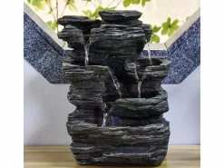 Zen Light Estatua|Fuente de interior Pietra con iluminación LED