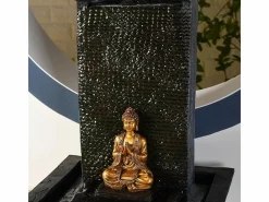 Sunchine Fuente de resina de Buda Zenitude Negro Discount