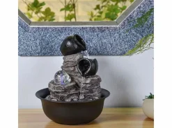 Sunchine Estatua|Fuente de resina Naturaleza verso