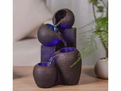 Zen Arôme Estatua|Fuente de resina Zen con LED Luba