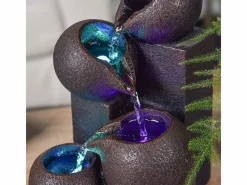 Zen Arôme Estatua|Fuente de resina Zen con LED Luba