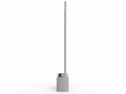 Fuente exterior de acero inoxidable y vidrio con LED, L. Alt. 183 cm, , PANGA^MYLIA Discount
