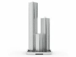 Fuente exterior de acero inoxidable - 3 columnas - An. 49 x Alt. 98 cm - - PAMORA^MYLIA Hot