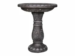 Fuente para pájaros moderna, de hormigón reforzado con fibra, color , con lavabo (51x51x62cm) Gris Discount