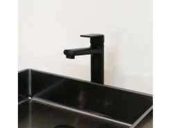 Essebagno Full mezclador alto lavabo mate Negro Sale