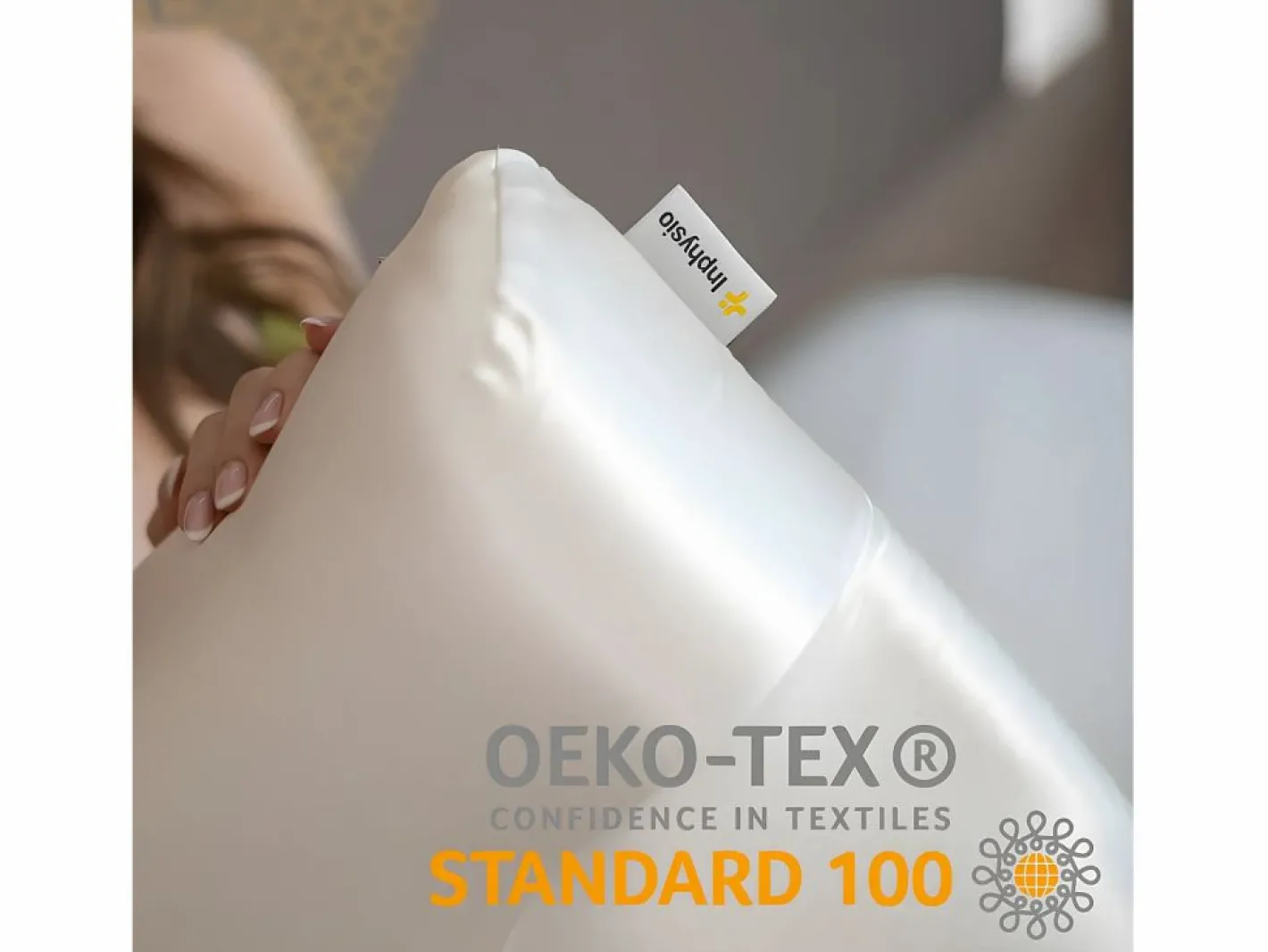 Inphysio Funda De Almohada|Funda de Almohada en 100% Seda 58x37x11 para Almohada SEDA DE BELLEZA