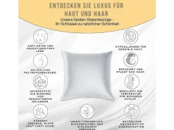 Funda de Almohada en Pura Seda de Morera 70x50^Inphysio Online