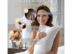 Funda de Almohada en Pura Seda de Morera 70x50^Inphysio Online
