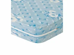 Funda de colchón elástica de 135x190x25 cm con cremallera reforzada en color azul Alba^Cambia tus muebles Sale