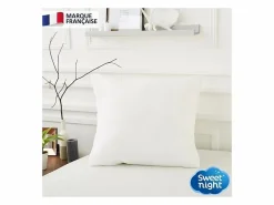 Funda integral anti chinches y anti ácaros para almohada - 65 x 65 cm Blanco Hot