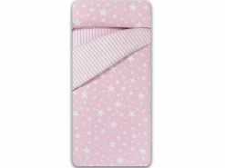 Cotton Artean Funda Nórdica|Funda Nordica Infantil/Juvenil Reversible GIVETTE Pink Cama de 105