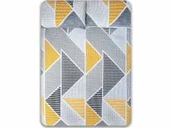 Cotton Artean Funda Nordica Reversible GEKA algodón poliéster 150 X 220 Cama de 90 Gris Clearance