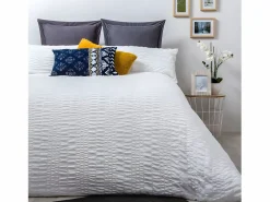 Funda Nordica SEERSUCKER microfibra bambula Cama de 90^Cotton Artean Best