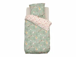Atmosphera for Kids Ropa De Cama|Juego De Sábanas|Funda nórdica algodón verde 0.5x140x200 cm