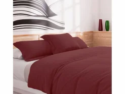 Funda nórdica de algodón de 57 hilos 240x220 cm Ladrillo liso, por^Soleil d'ocre Best