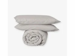 Morfeo Descanso Funda nórdica 105x190/200 - 100% algodón orgánico premium Gris New