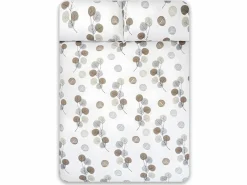 Cotton Artean Funda nórdica HONDARRIBIA 100% algodón orgánico cama 200 Beige Clearance
