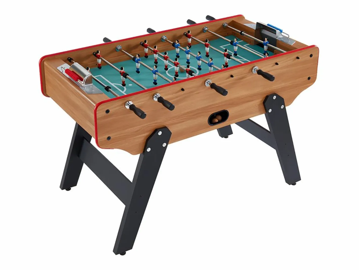 Vente-unique Futbolín color roble de MDF - Ancho 153 x Prof. 77.6 x Alt. 96 cm - PAULO Color natural claro Online