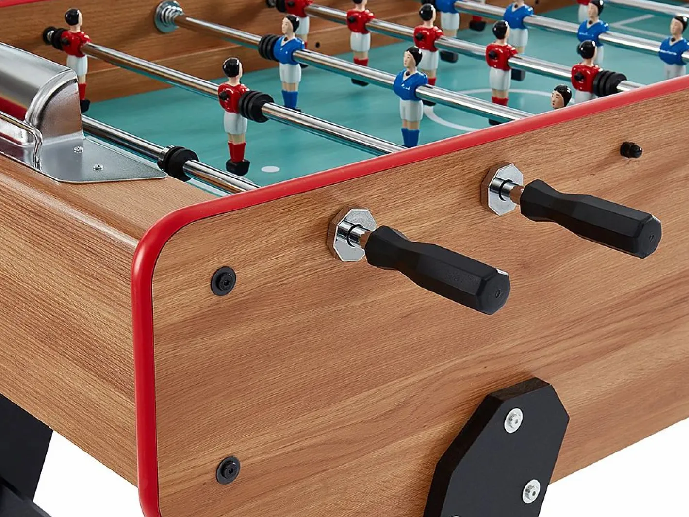 Vente-unique Futbolín color roble de MDF - Ancho 153 x Prof. 77.6 x Alt. 96 cm - PAULO Color natural claro Online