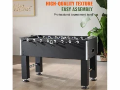 Futbolín|Futbolín Mesa de Juego de Futbolín SucceBuy Mesa de Futbolín de 139.7 cm, Juego de Fútbol Estándar para Uso Doméstico