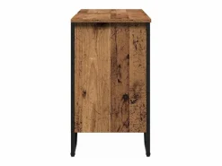 vidaxl Conjunto De Baño|Gabinete de Lavabo Otro con puerta Madera Vieja 91 x 35 x 60 cm