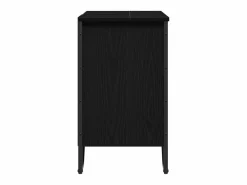 vidaxl Gabinete de Lavabo para Baño Roble 60 x 35 x 60 cm Negro Sale
