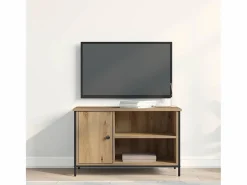Clicnbuy Gabinete de TV Roble artisan 80 x 40 x 50 cm Marru00f3n Best