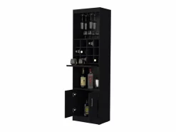 Gabinete para bar Kevil, wengué Marru00f3n chocolate Outlet