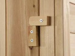 Vente-unique Cama De Animales De Compañía|Gallinero, caseta con cerca de madera - 10 gallinas - Ancho 266 x Alt. 205 -natural verde -FERAS