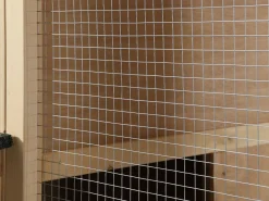 Vente-unique Gallinero, caseta con cerca de madera- 8 gallinas -Ancho 201 x Alt. 171- natural y verde - GALLUS Verde / Color natural claro Discount