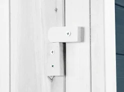 Gallinero de madera con valla - 10 gallinas - L. 266 x Prof. 174 x Alt. 205 cm - y blanco - FERAS^Vente-unique