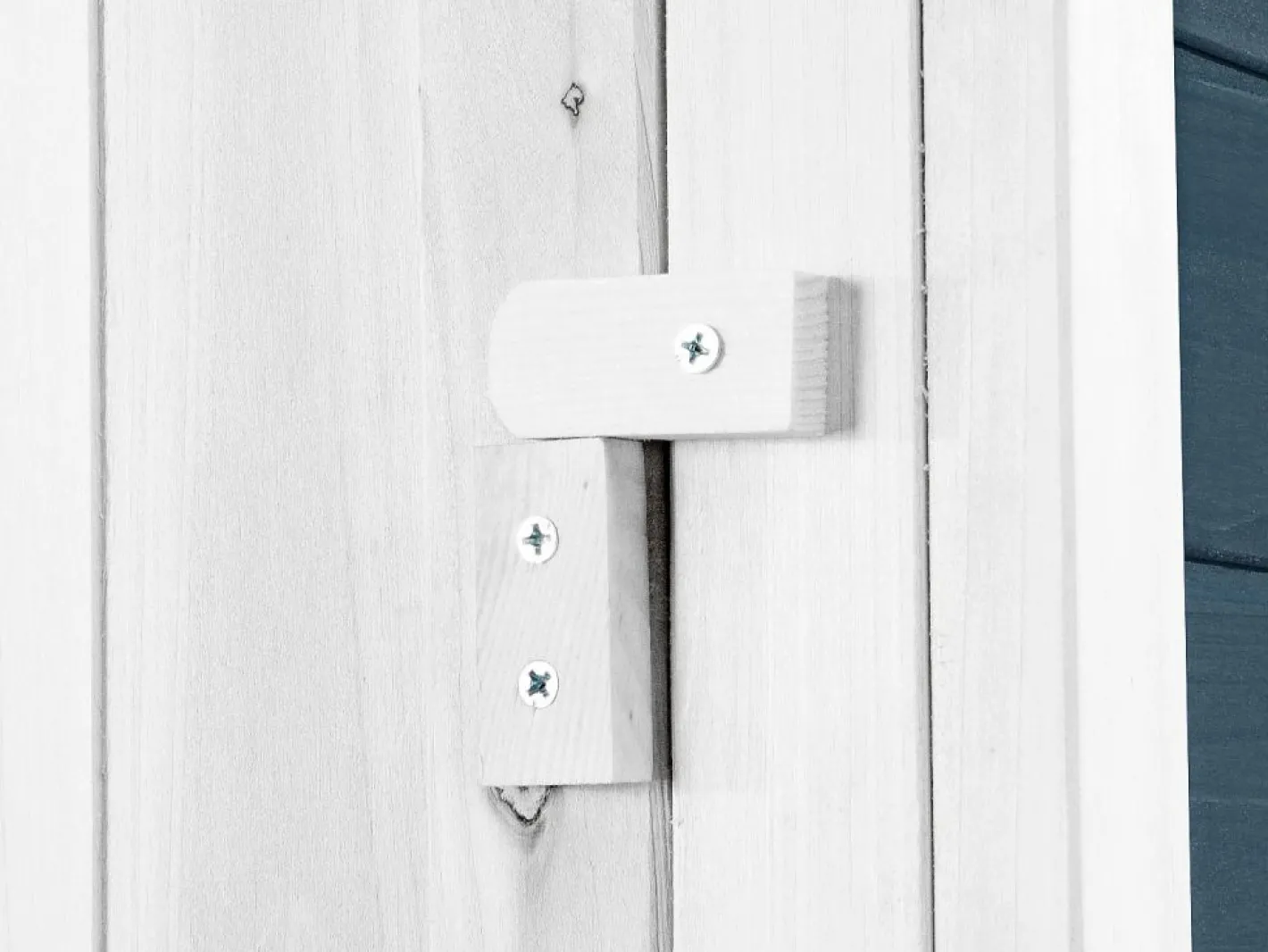 Gallinero de madera con valla - 10 gallinas - L. 266 x Prof. 174 x Alt. 205 cm - y blanco - FERAS^Vente-unique