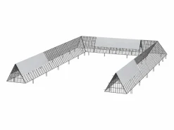 Cama De Animales De Compañía|Gallinero Portátil para Exteriores SucceBuy (600 × 400 × 61.5 cm)