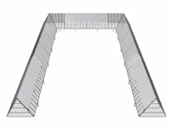Cama De Animales De Compañía|Gallinero Portátil para Exteriores SucceBuy (600 × 400 × 61.5 cm)