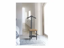 Galán 361 con asiento en beige herrajes cromado satinado lacado azabache, 105 cm(alto)45^ Discount