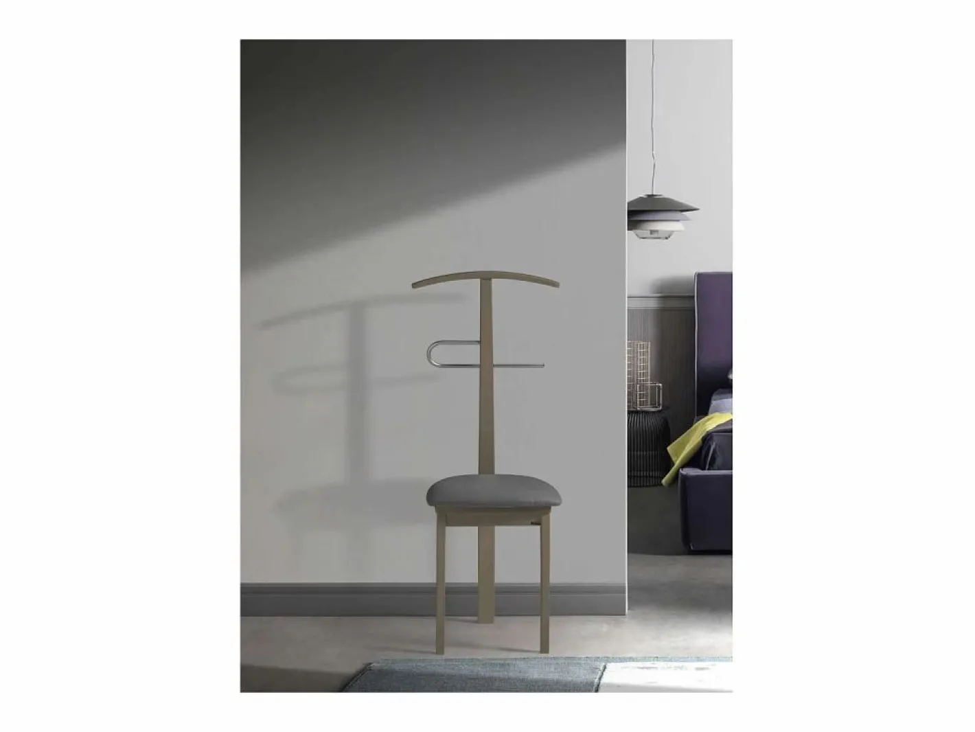 Galán 364 con asiento herrajes cromado satinado lacado en moka, 108 cm(alto)46 cm(ancho)4^ Discount
