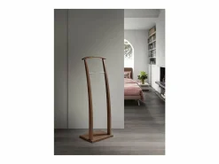 Galán De Noche|Galán 385 herraje cromo satinado lacado nogal, 117 cm(alto)40 cm(ancho)28 cm(largo)