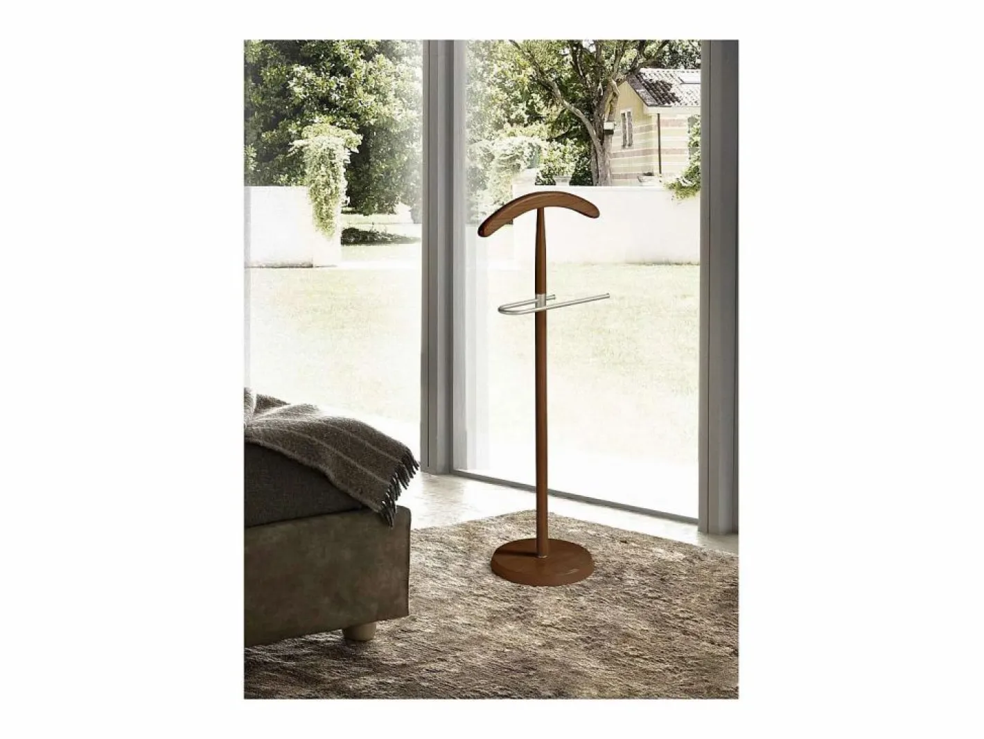 Galán 306 herraje cromo satinado lacado nogal, 110 cm(alto)44 cm(ancho)30 cm(largo)^