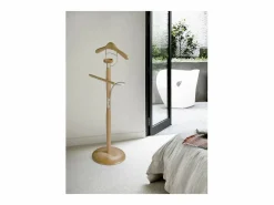 Galán De Noche|Galán 317 herraje cromo satinado lacado roble, 110 cm(alto)45 cm(ancho)32 cm(largo)