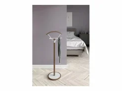 Galán 315 herraje metálicos lacado en color nogal/, 117cm(alto) 42cm(ancho )34cm(l Blanco Discount