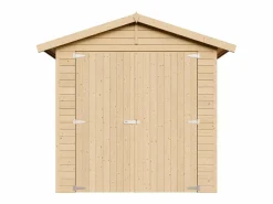 Timbela Garaje de madera natural - A222x224x320 cm / 6 m² - M105 Color natural claro Outlet